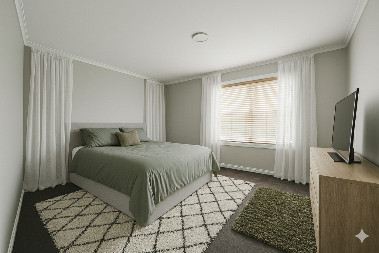 Bedroom Transformation after transformation